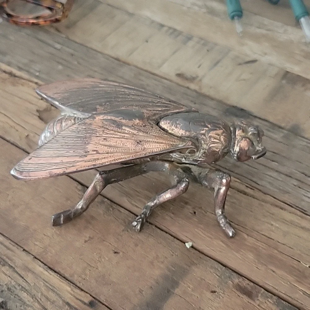 Vintage Brass Fly/Insect Ashtray/Trinket Holder